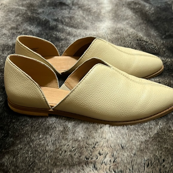 Frye & Co. d’orsay leather flats - Picture 1 of 4